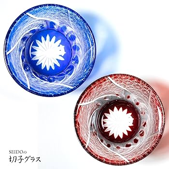 Amazon | SEIDO 切子 グラス ペアセット ロックグラス オールド